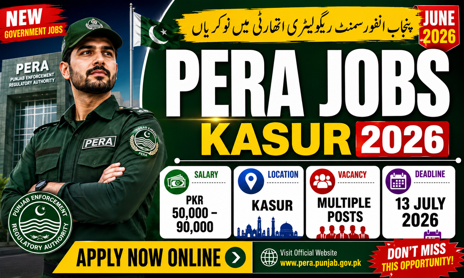Exciting PERA Jobs in Kasur